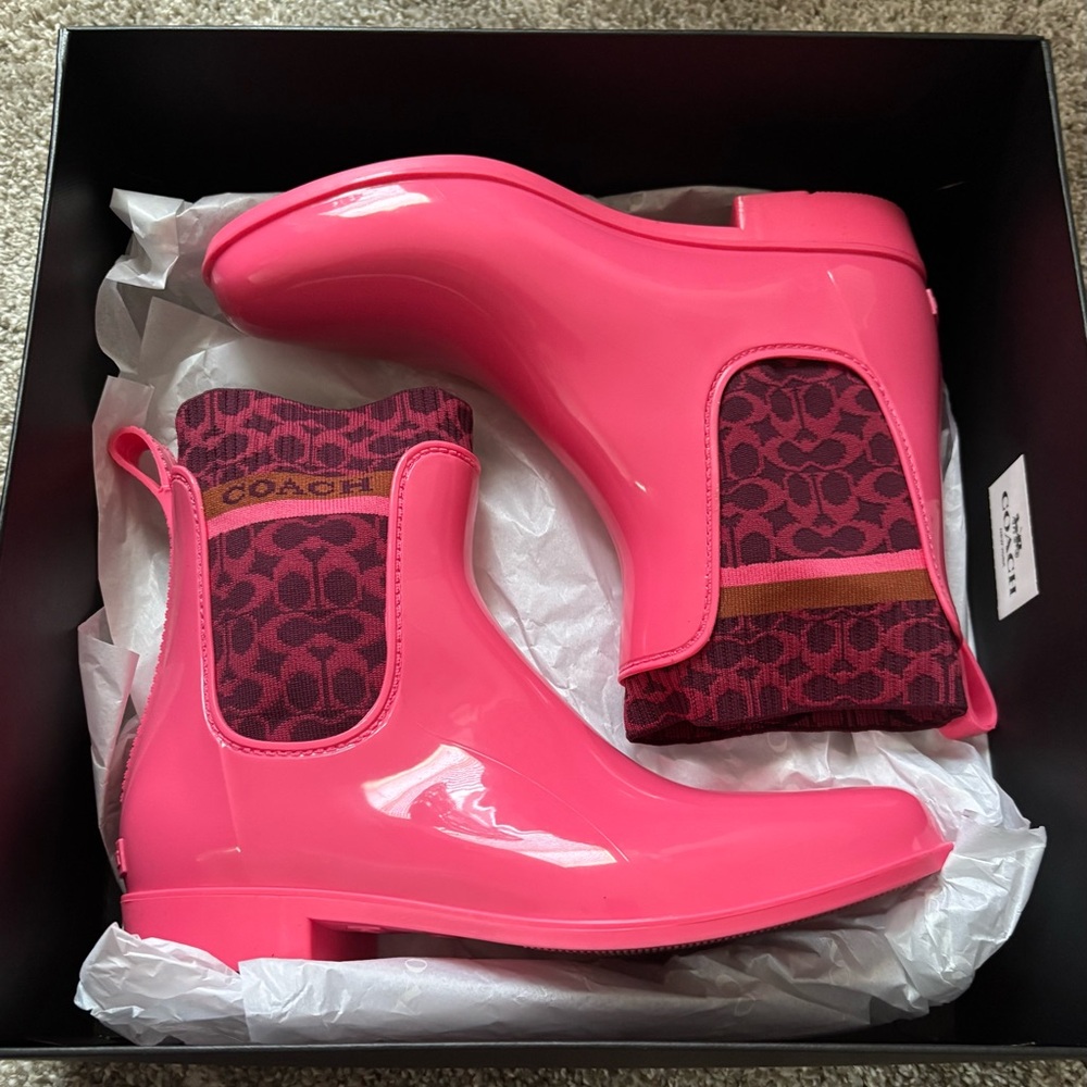 Coach Rivington Rain Boots